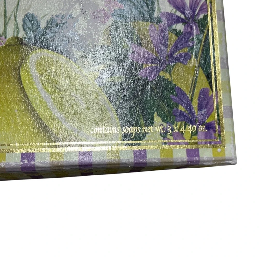 Saponifico Artigianale Fiorentino Lemon and Mallow Soaps NEW Italy